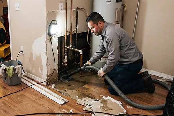 Burst Pipe Clean Up San Jacinto
