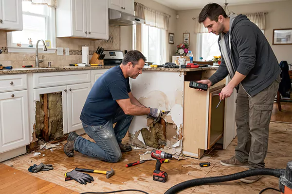 Kitchen Water Damage Repair San Jacinto