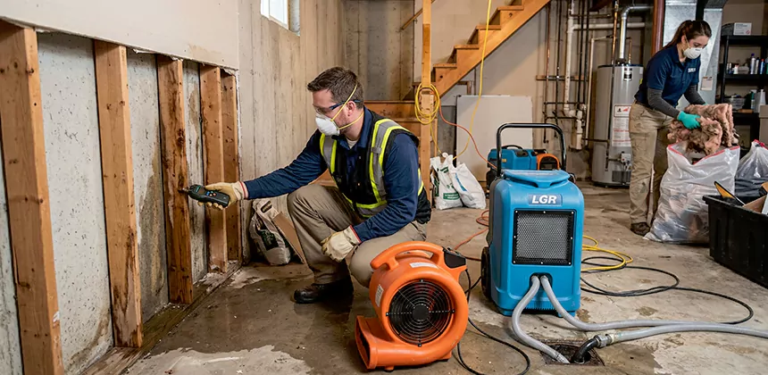 Basement Restoration After Water Damage in San Jacinto