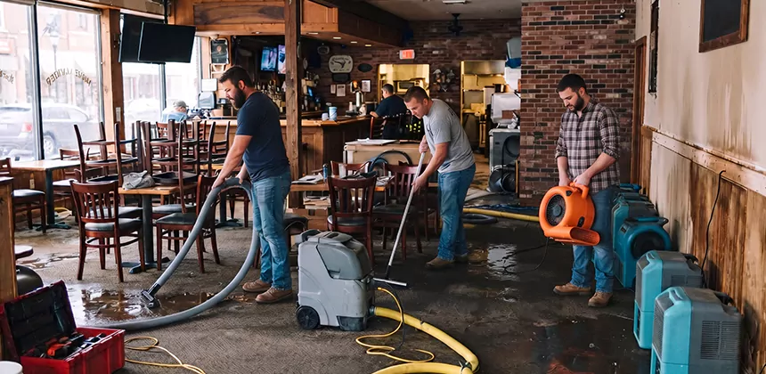 Emergency Commercial Water Damage Restoration in San Jacinto
