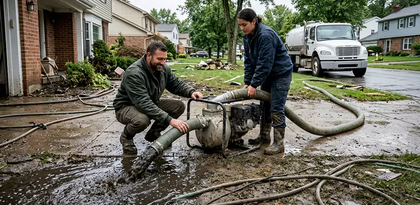 Sewage and Flood Water Removal in San Jacinto