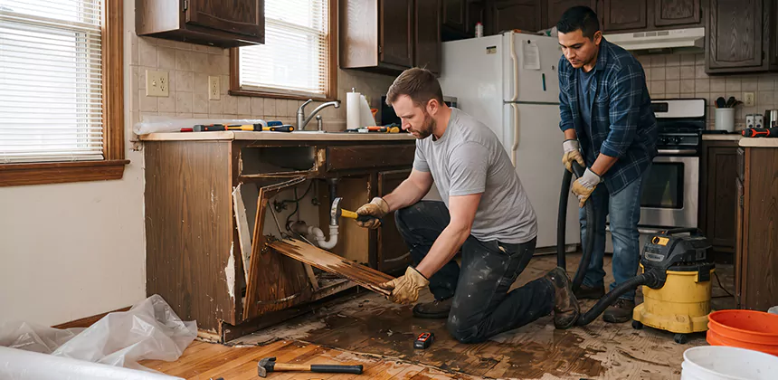 Repairing Water Damaged MDF Cabinets in San Jacinto
