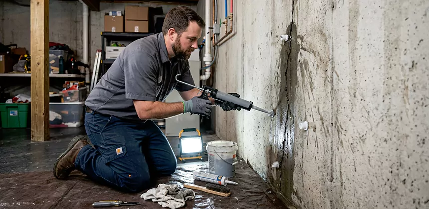 Basement Leak Repair From Inside in San Jacinto