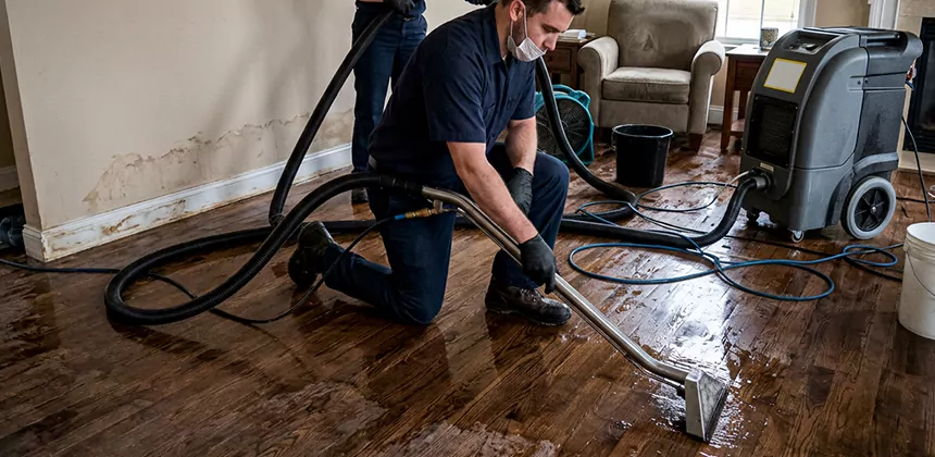 Hardwood Floor Water Extraction in San Jacinto