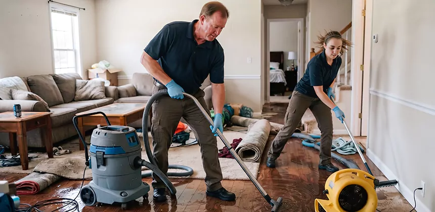 Hidden Leak Clean Up in San Jacinto