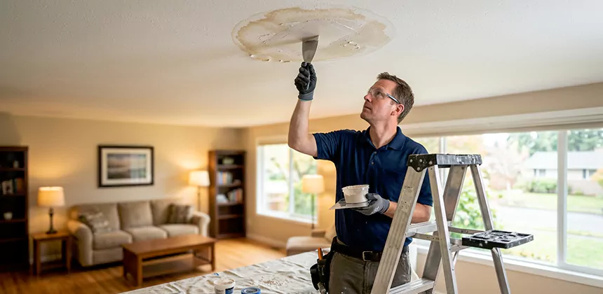 Ceiling Water Stain Repair in San Jacinto