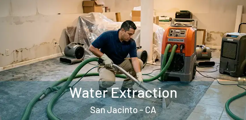 Water Extraction San Jacinto - CA