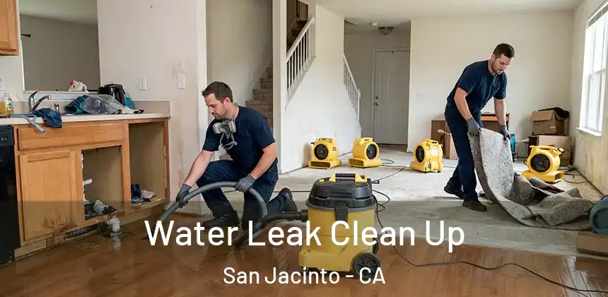 Water Leak Clean Up San Jacinto - CA